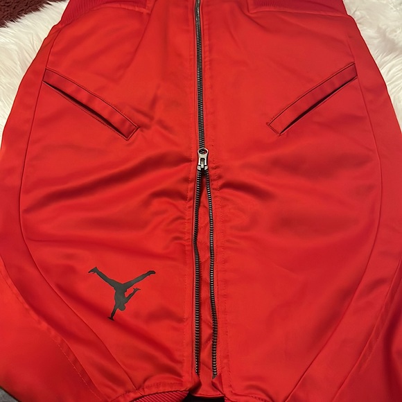 Kids Red Michael Jordan Bomber Coat - Picture 14 of 16